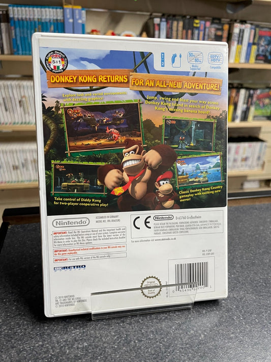 Donkey Kong Country Returns - Nintendo Wii - Complete with Manual