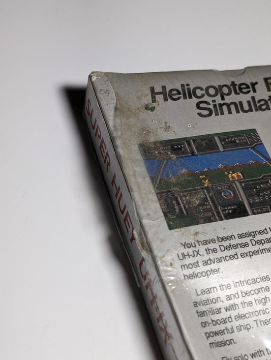 Super Huey UH-IX - Atari 7800 - Boxed Partially Sealed