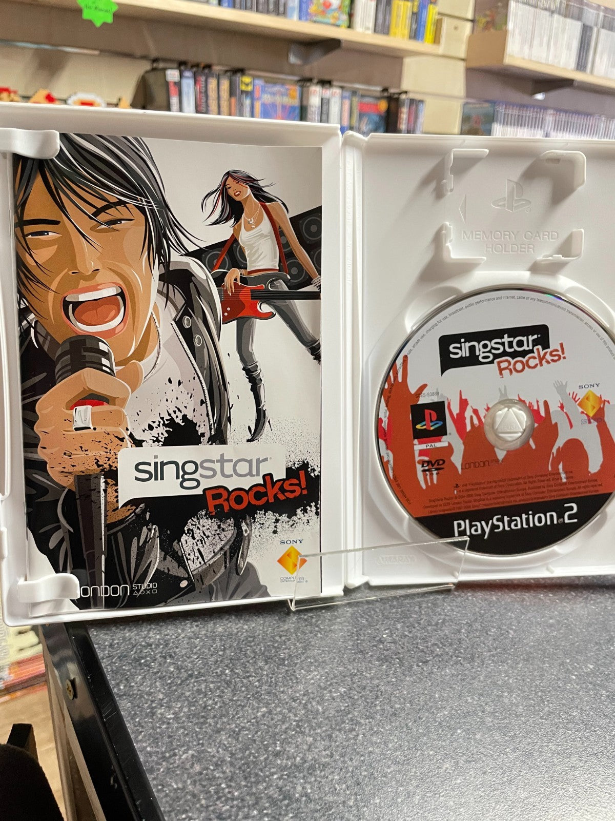 SingStar Rocks! - Sony Playstation 2 PS2 - Boxed w/Manual