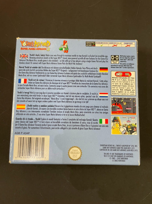 Yoshi's Island: Super Mario Advance 3 -Nintendo Game Boy Advance- Boxed w/Manual