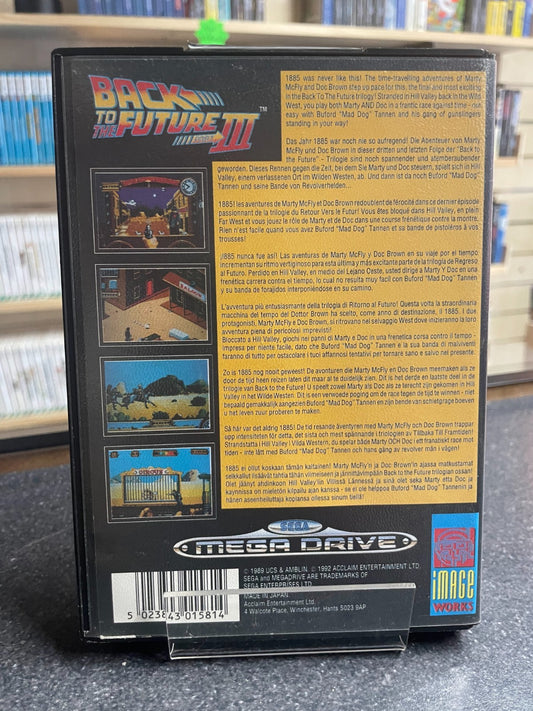 Back to the Future III - SEGA Mega Drive - Boxed wtih Manual