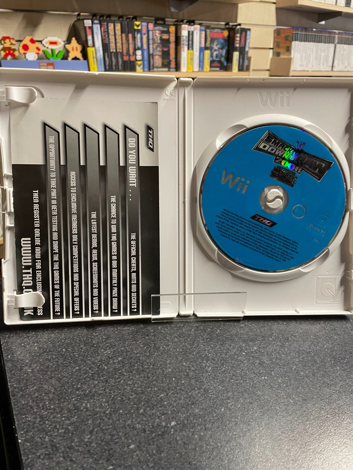 Smack Down VS Raw 2008 - Nintendo Wii - Boxed