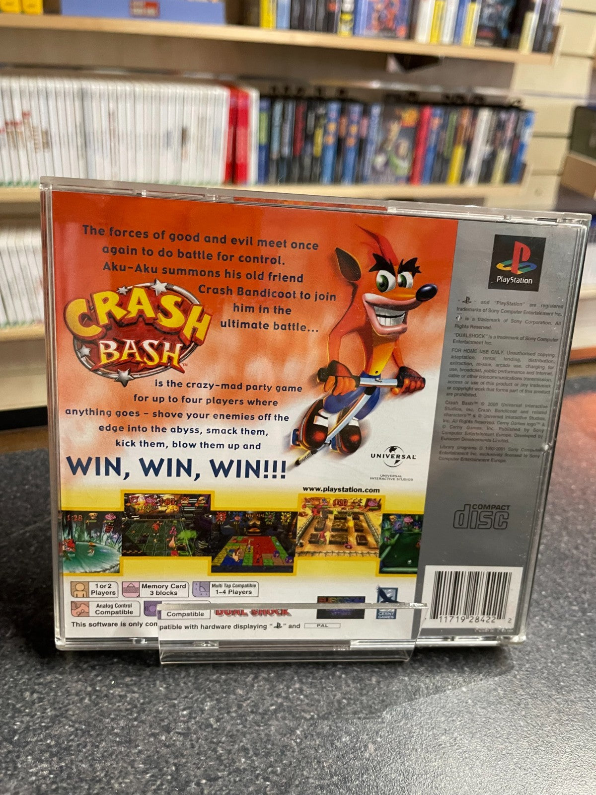 Crash Bash - Sony Playstation One PS1 - Boxed with Manual
