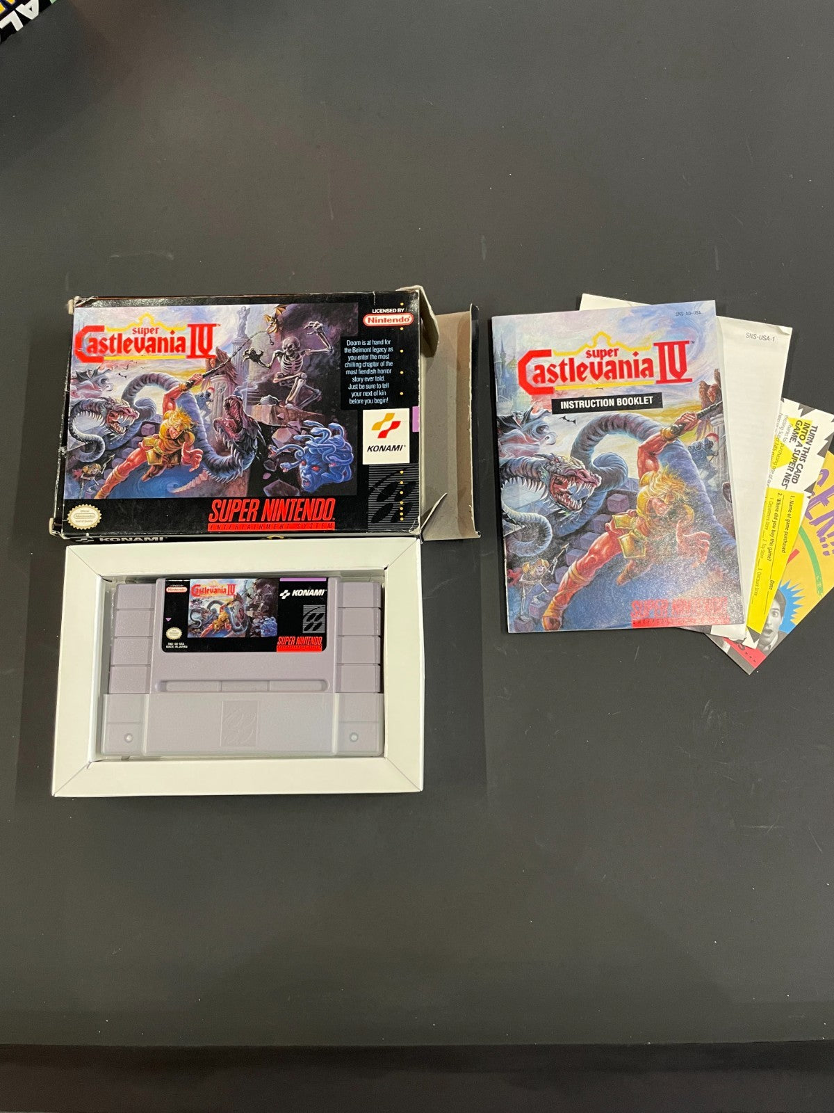 Super Castlevania IV - Nintendo SNES - Boxed & Complete - USA