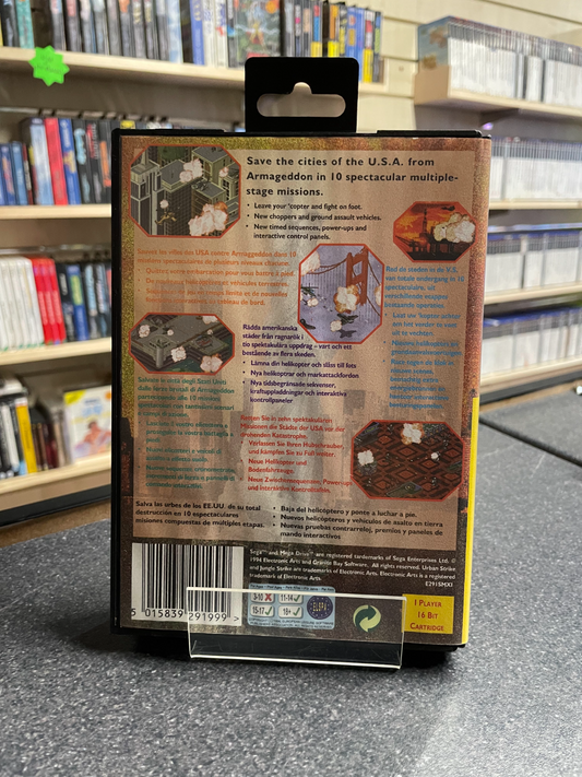 Urban Strike The Sequel - Sega Mega Drive - Boxed with Manual