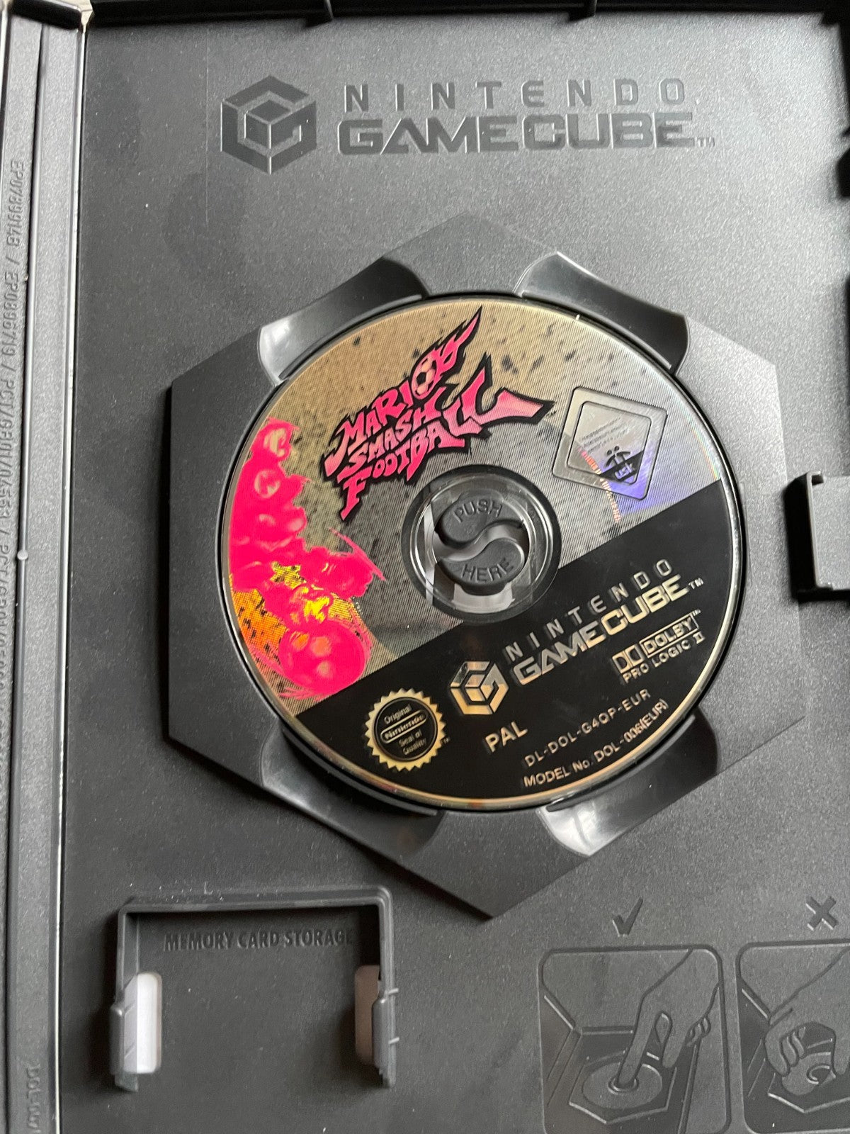 Mario Smash Football - Nintendo GameCube - Complete with Manual