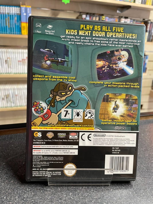 Codename: Kids Next Door Operation: Video Game - Nintendo GameCube -W/Manual VGC