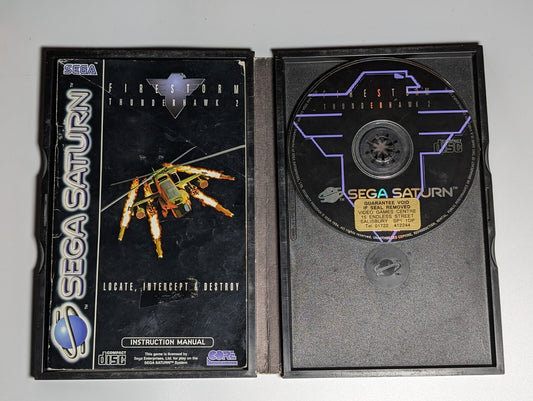 Firestorm Thunderhawk 2 - Sega Saturn - Boxed & Complete (See Description)