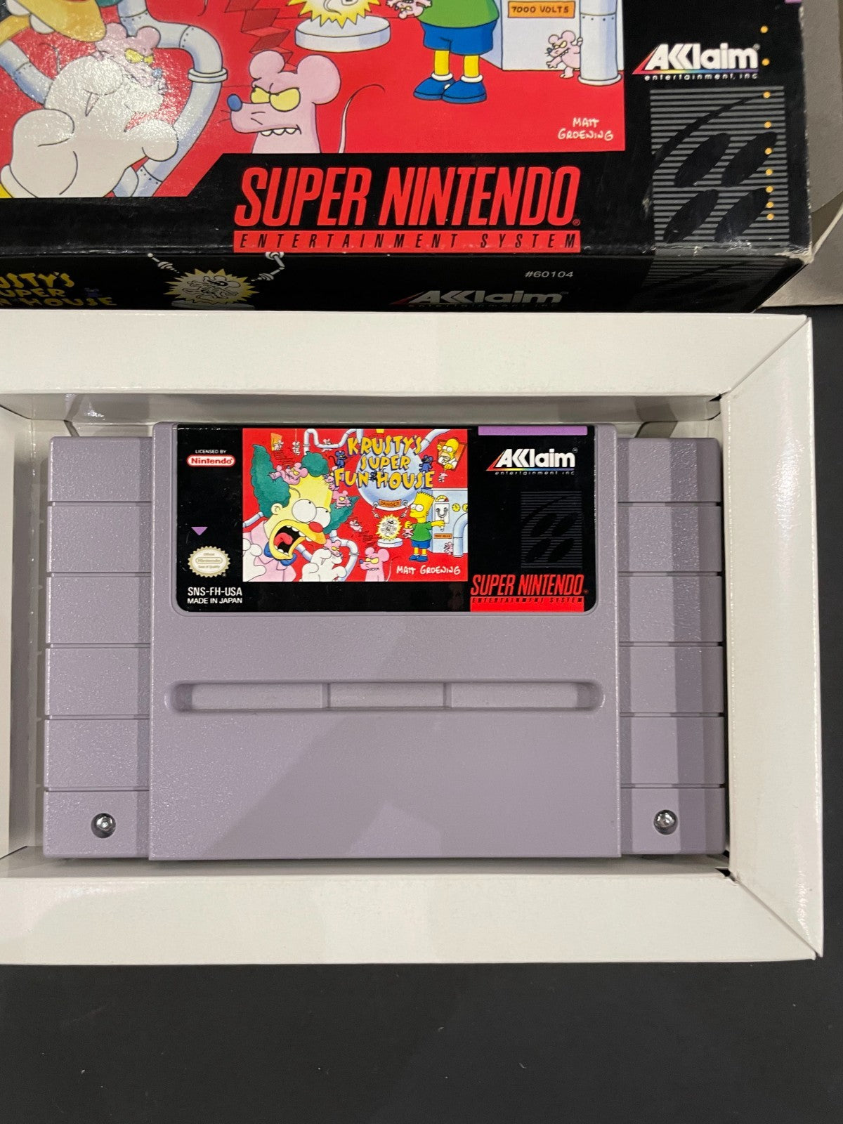 Krusty's Super Fun House - SNES - Boxed with Manual - USA
