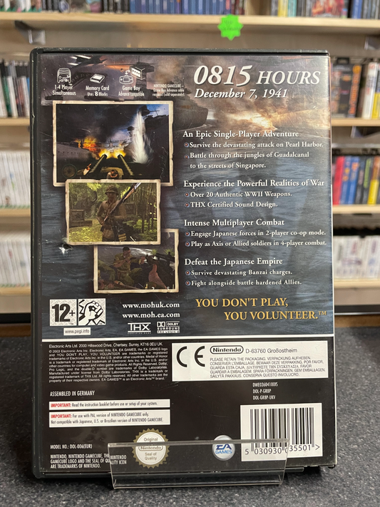 Medal of Honor: Rising Sun - Nintendo GameCube - Complete with Manual