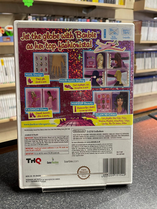 Barbie Jet, Set & Style - Nintendo Wii - Boxed with Manual