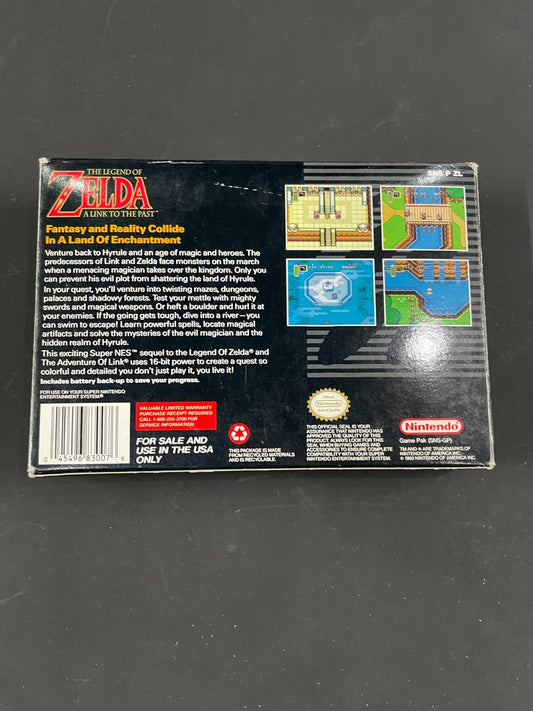 The Legend of Zelda - SNES - Boxed with Manual + Poster + Map - USA