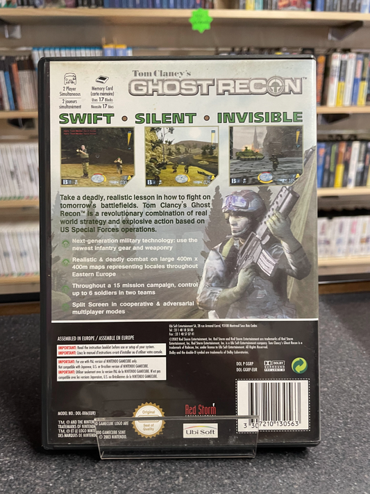 Tom Clancy's Ghost Recon - Nintendo GameCube - Complete with Manual