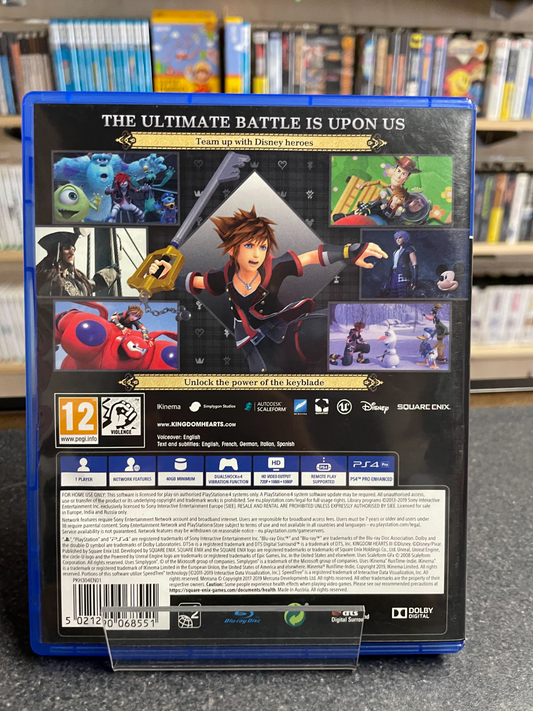 Kingdom Hearts III - PlayStation 4 PS4 - Boxed