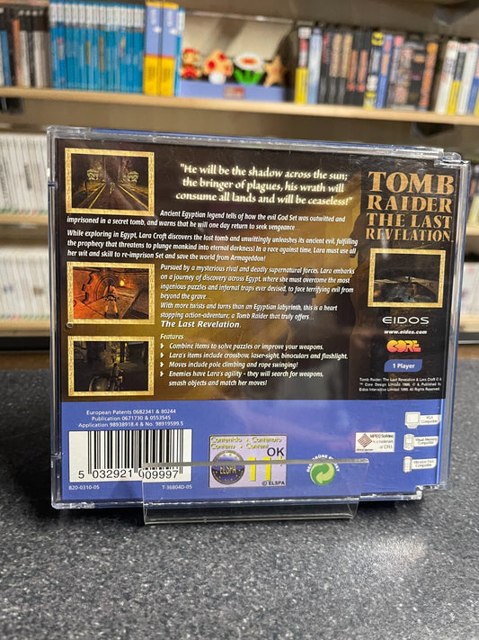 Tomb Raider: The Last Revelation - SEGA Dreamcast - Complete with Manual