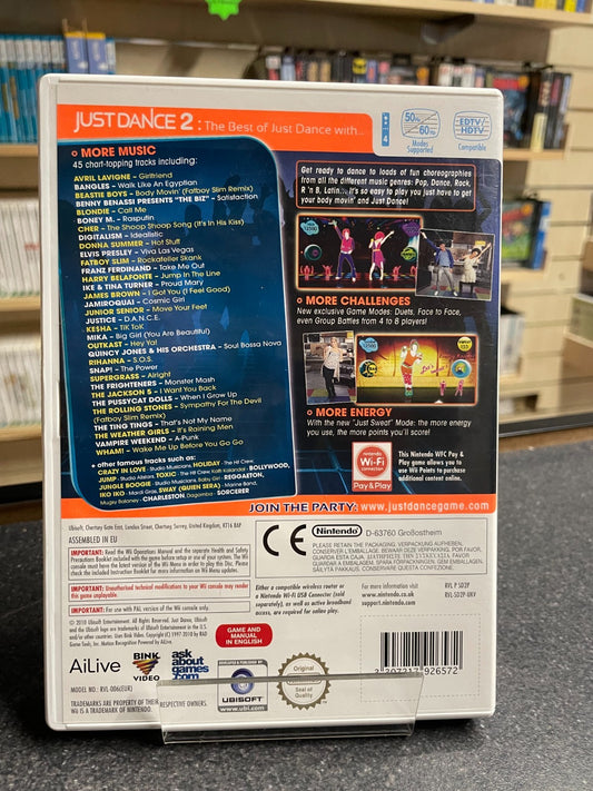 Just Dance 2 - Nintendo Wii - Boxed with Manual