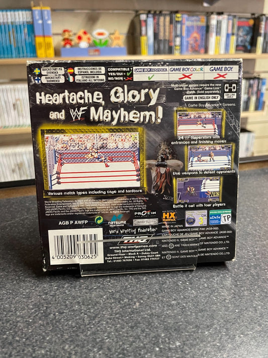 WWF Road To Wrestle Mainia - Nintendo GameBoy Advance - Boxed with Manual VGC