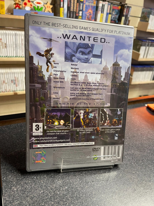 Ratchet & Clank - Sony Playstation 2 PS2 - Boxed w/Manual