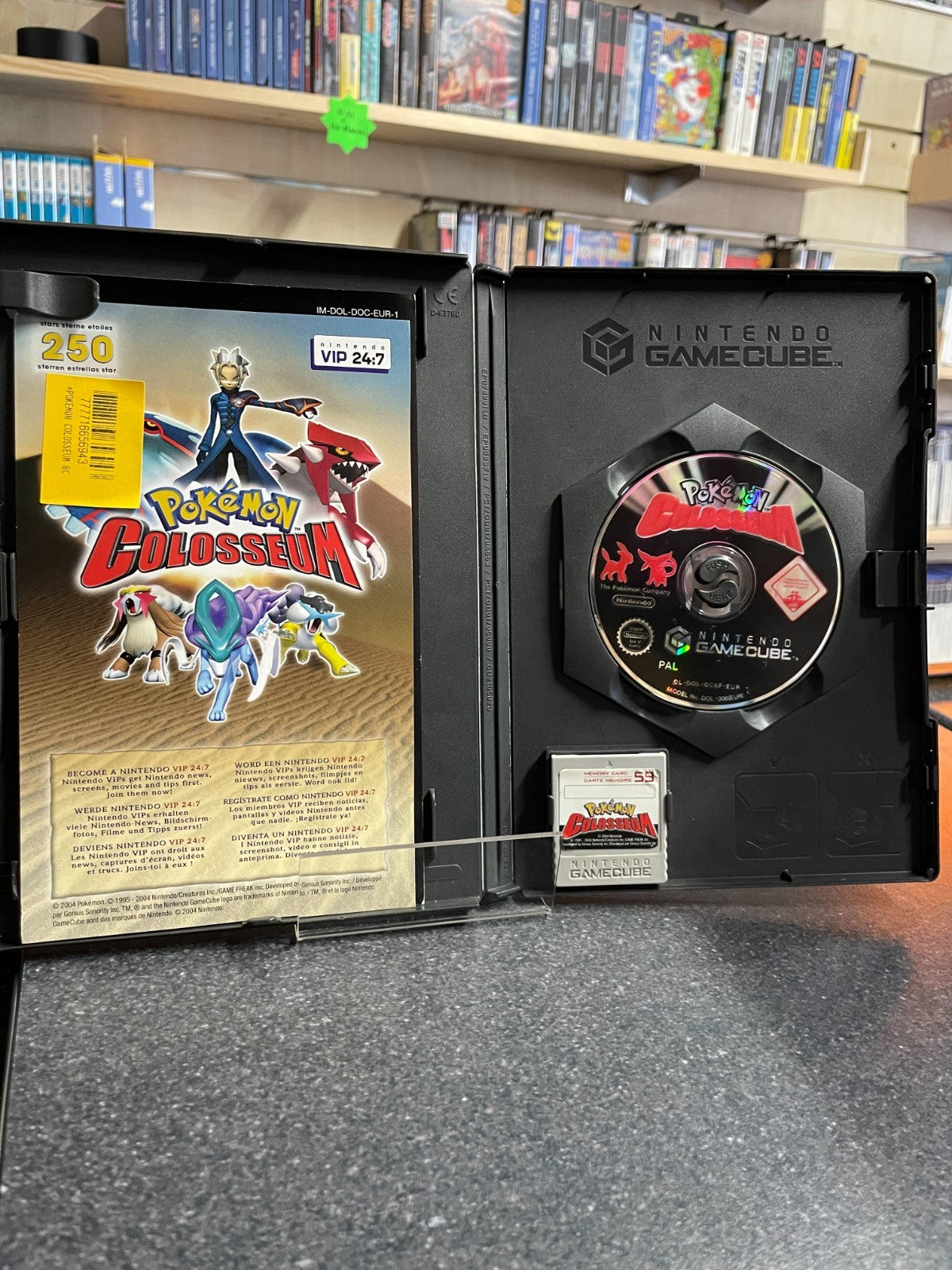 Pokemon Colosseum - Nintendo Gamecube - Boxed with Manual & Memory Card - VGC