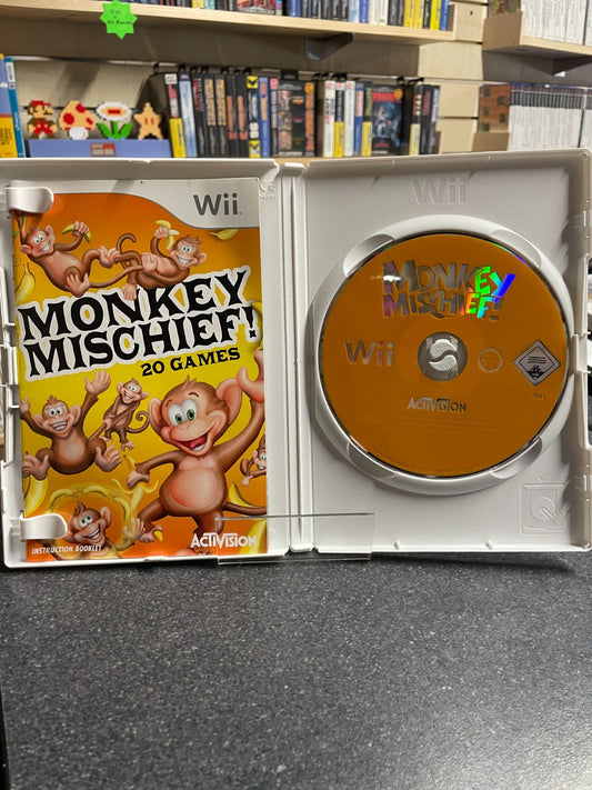 Monkey Mischeif - Nintendo Wii - Boxed with Manual