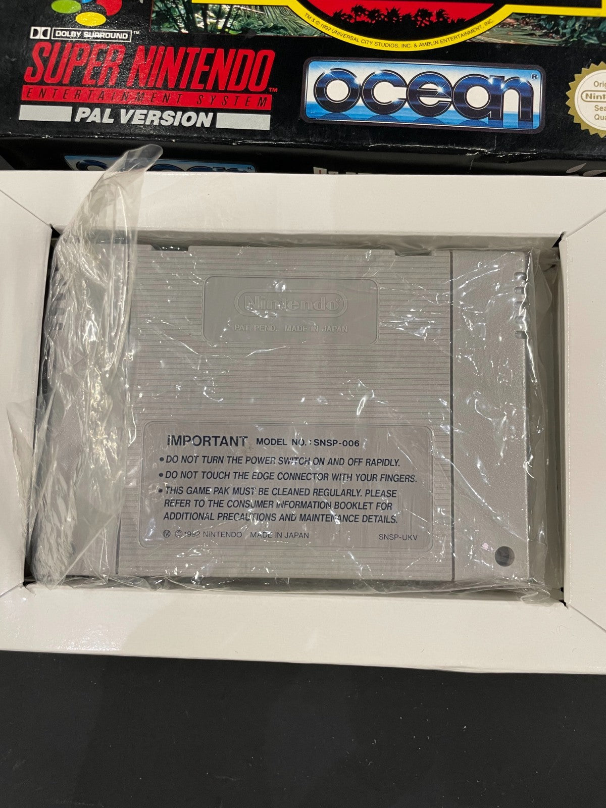 Jurassic Park - Nintendo SNES - Boxed with Manual