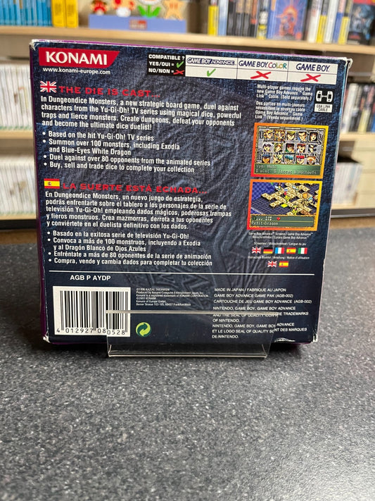 Yu-Gi-Oh! Dungeon Dice Monsters - Nintendo GameBoy Advance - Boxed w/Manual