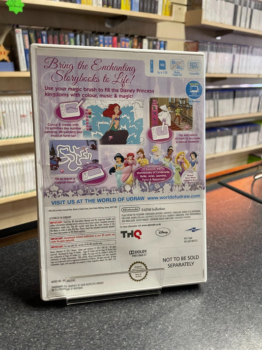 U Draw Disney Princess: Enchanting Storybooks - Nintendo Wii - Boxed with Manual