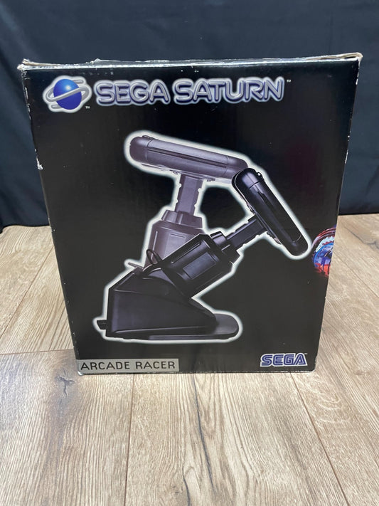 SEGA Saturn Arcade Racer - SEGA - Boxed with Inserts, Manual and Sega Rally