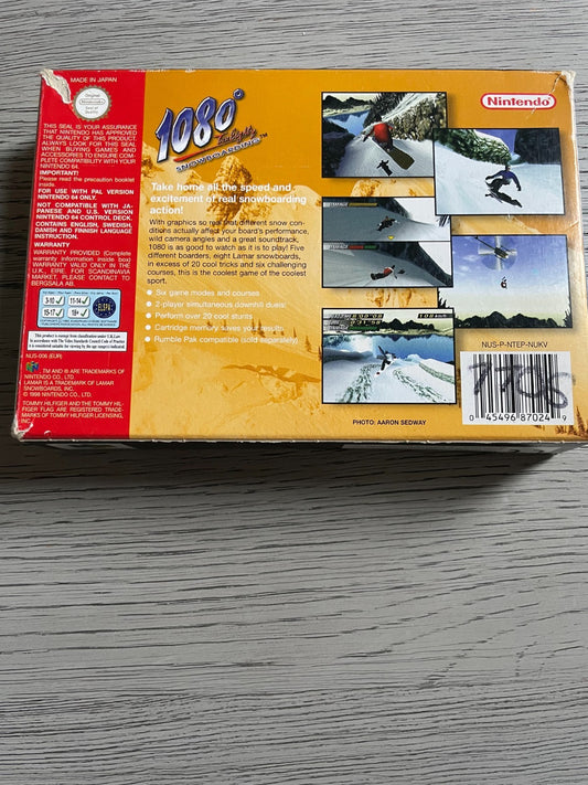 1080 Snowboarding - Nintendo 64 N64 - Boxed & Complete