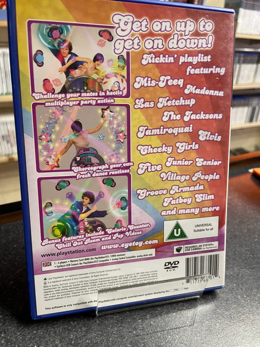 Eye Toy Groove - Sony Playstation 2 PS2 - Boxed w/Manual