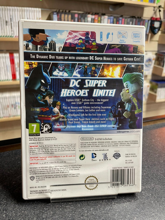 LEGO Batman 2 DC Super Heroes - Nintendo Wii - Boxed with Manual