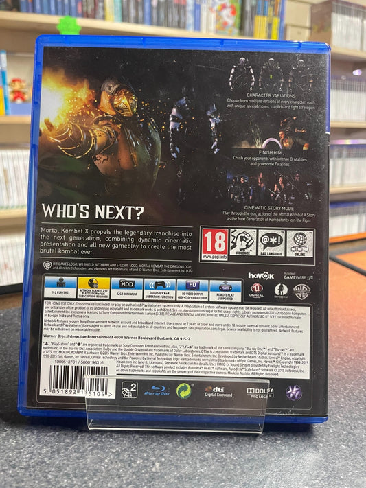 Mortal Kombat X - Sony PS4 - Boxed