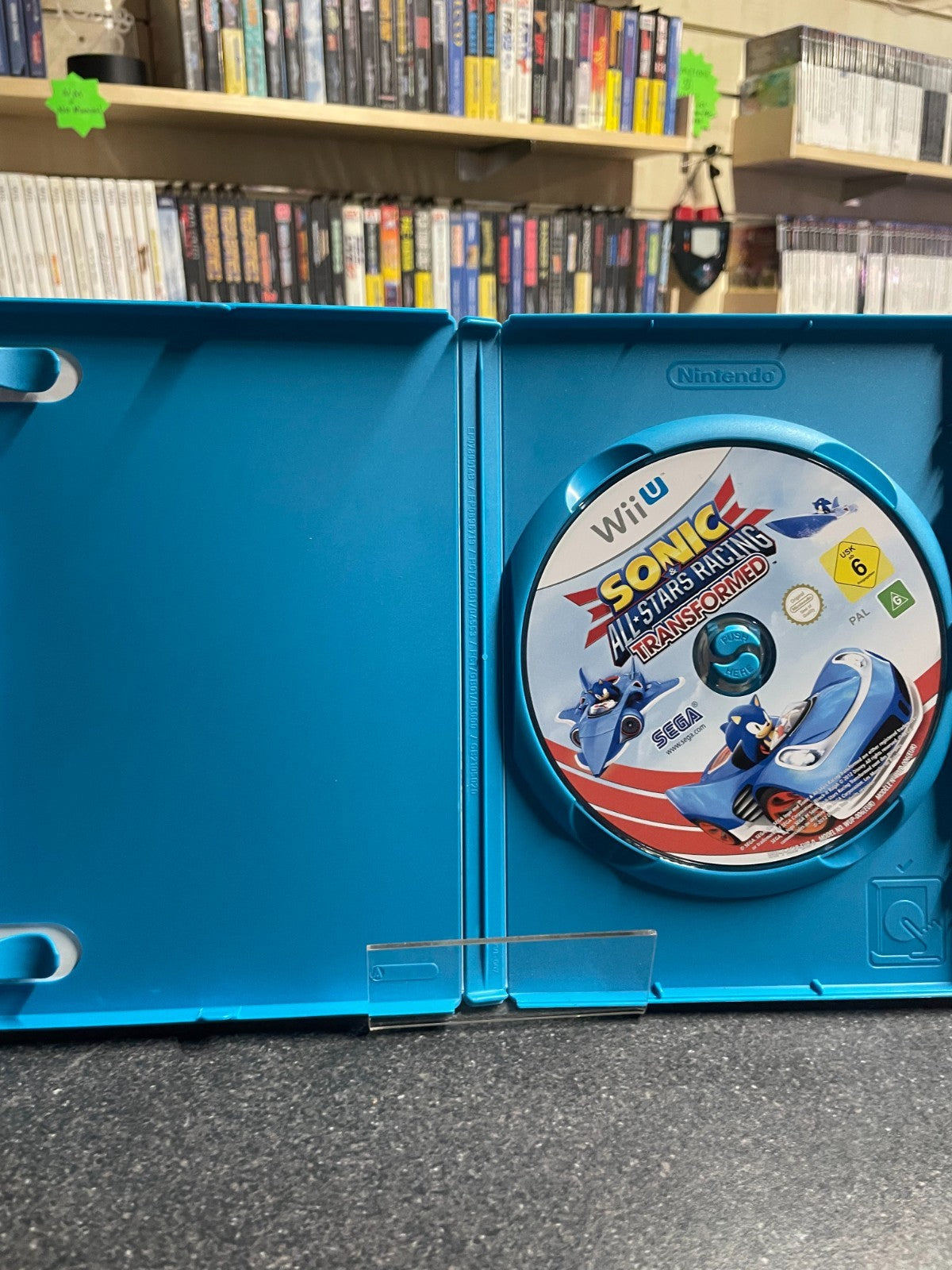 Sonic All Stars Racing Transformed - Nintendo Wii.U - Boxed no Manual