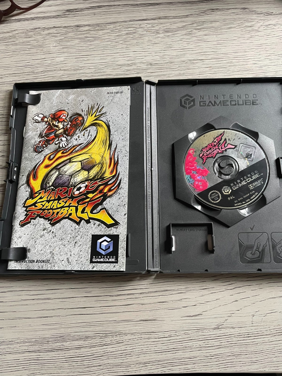 Mario Smash Football - Nintendo GameCube - Complete with Manual