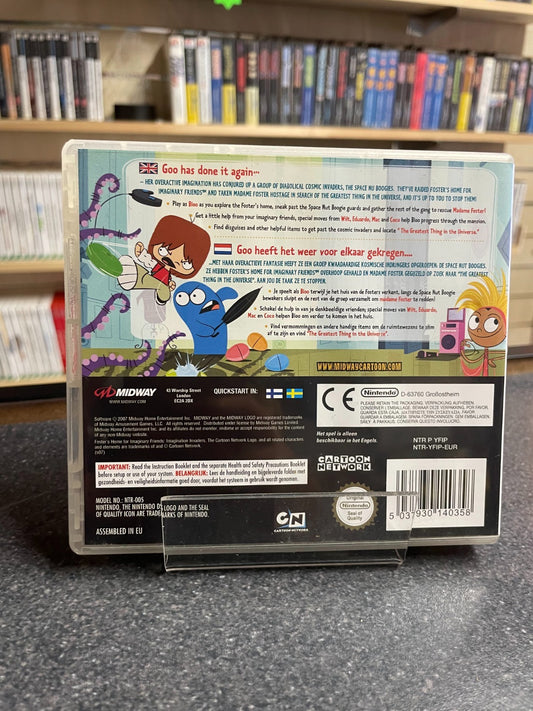 Fosters Home for Imaginary Friends: Imagination Invaiders - Nintendo DS - w/Man