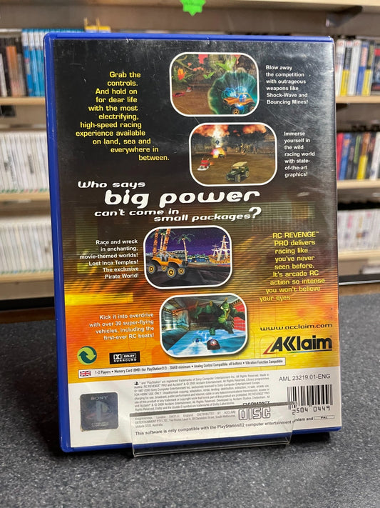 RC Revenge Pro - Sony Playstation 2 PS2 - Boxed w/Manual