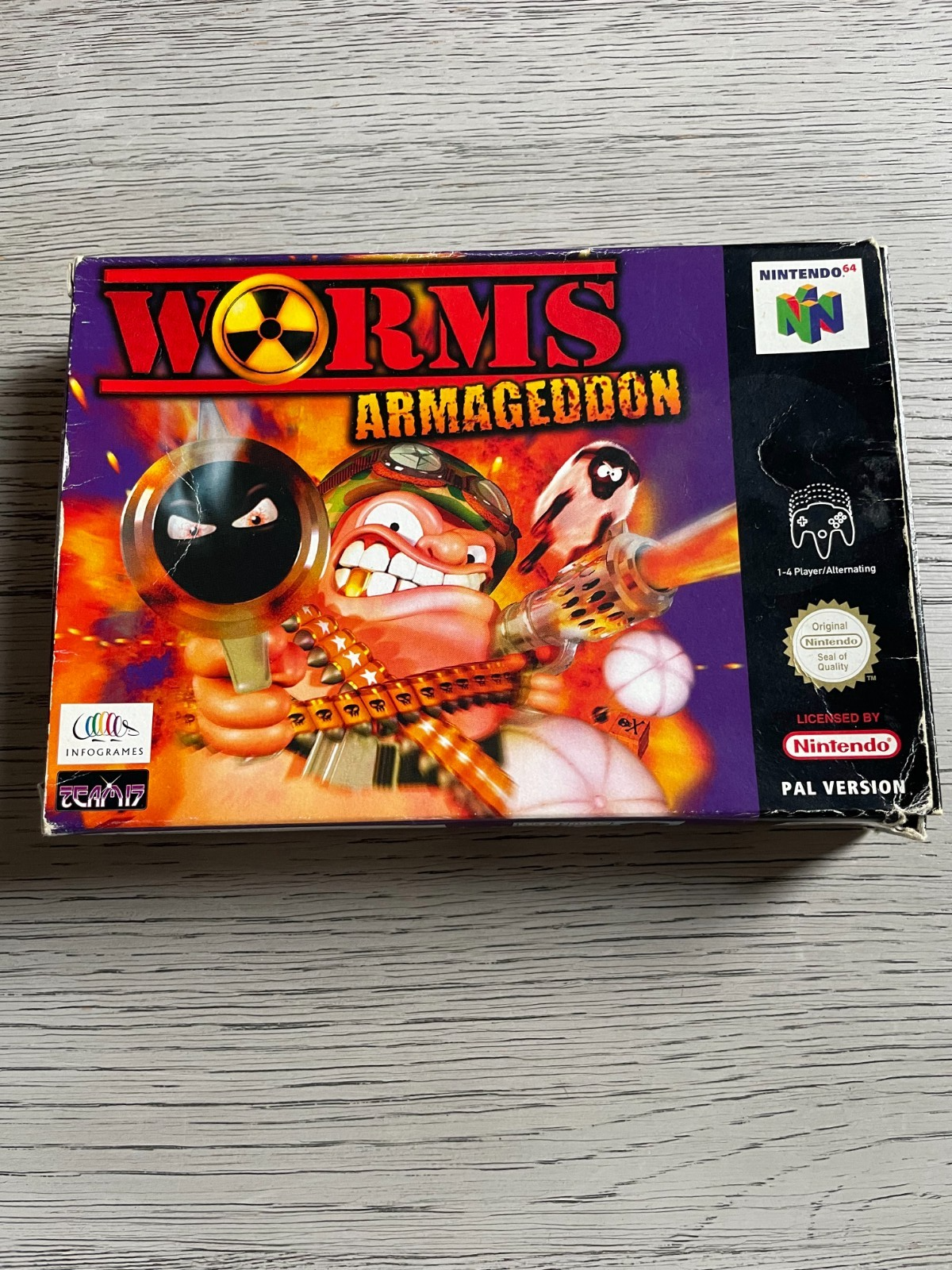 Worms: Armageddon - Nintendo 64 N64 - Boxed & Complete