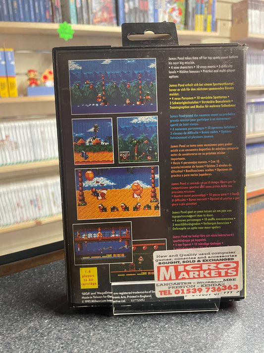 The Aquatic Games - SEGA Mega Drive - Boxed no Manual