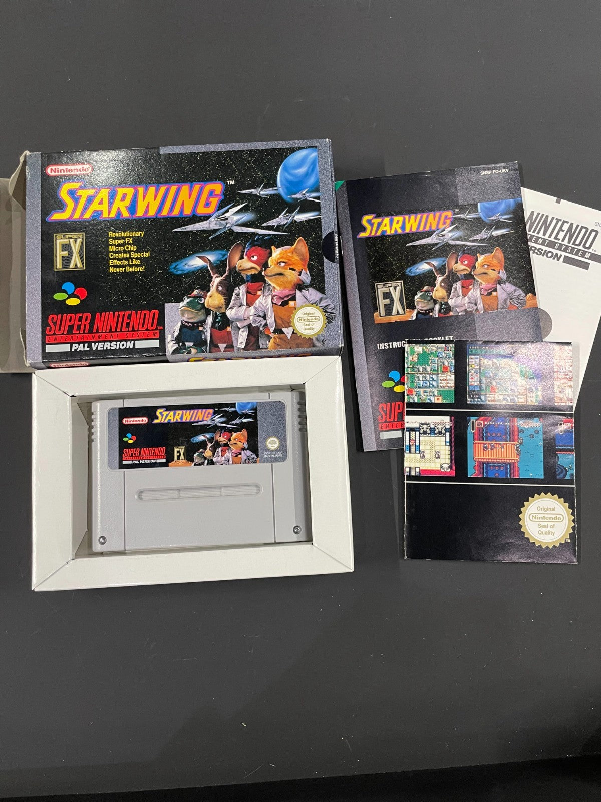 Starwing - Nintendo SNES - Boxed with Manual + Poster