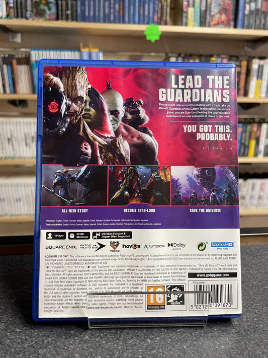 Marvel Guardians of the Galaxy - PlayStation 5 PS5 - Boxed