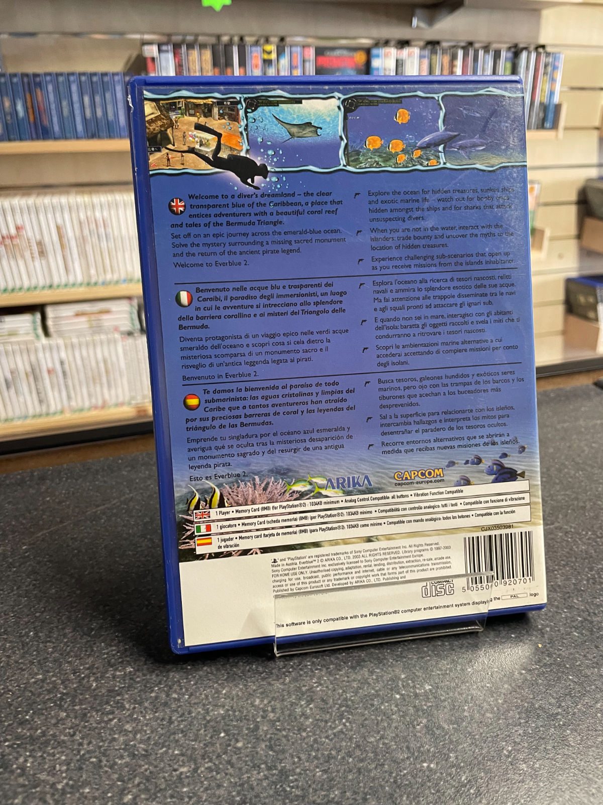 EverBlue 2 - Play station 2 PS2 - Complete with Manual