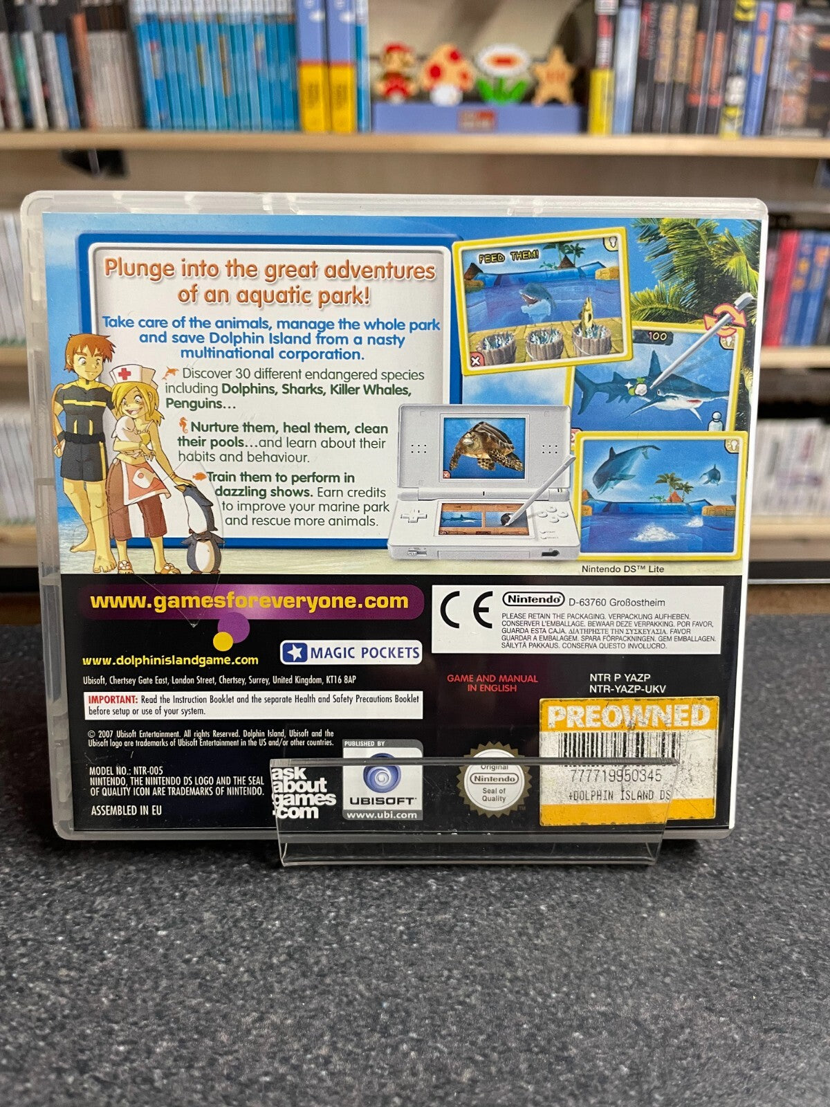 Dolphin Island - Nintendo DS - Complete with Manual