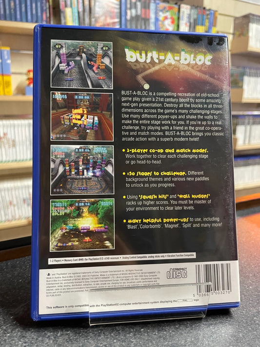 Bust-a-Bloc - Sony Playstation 2 - PS2 - Complete with Manual