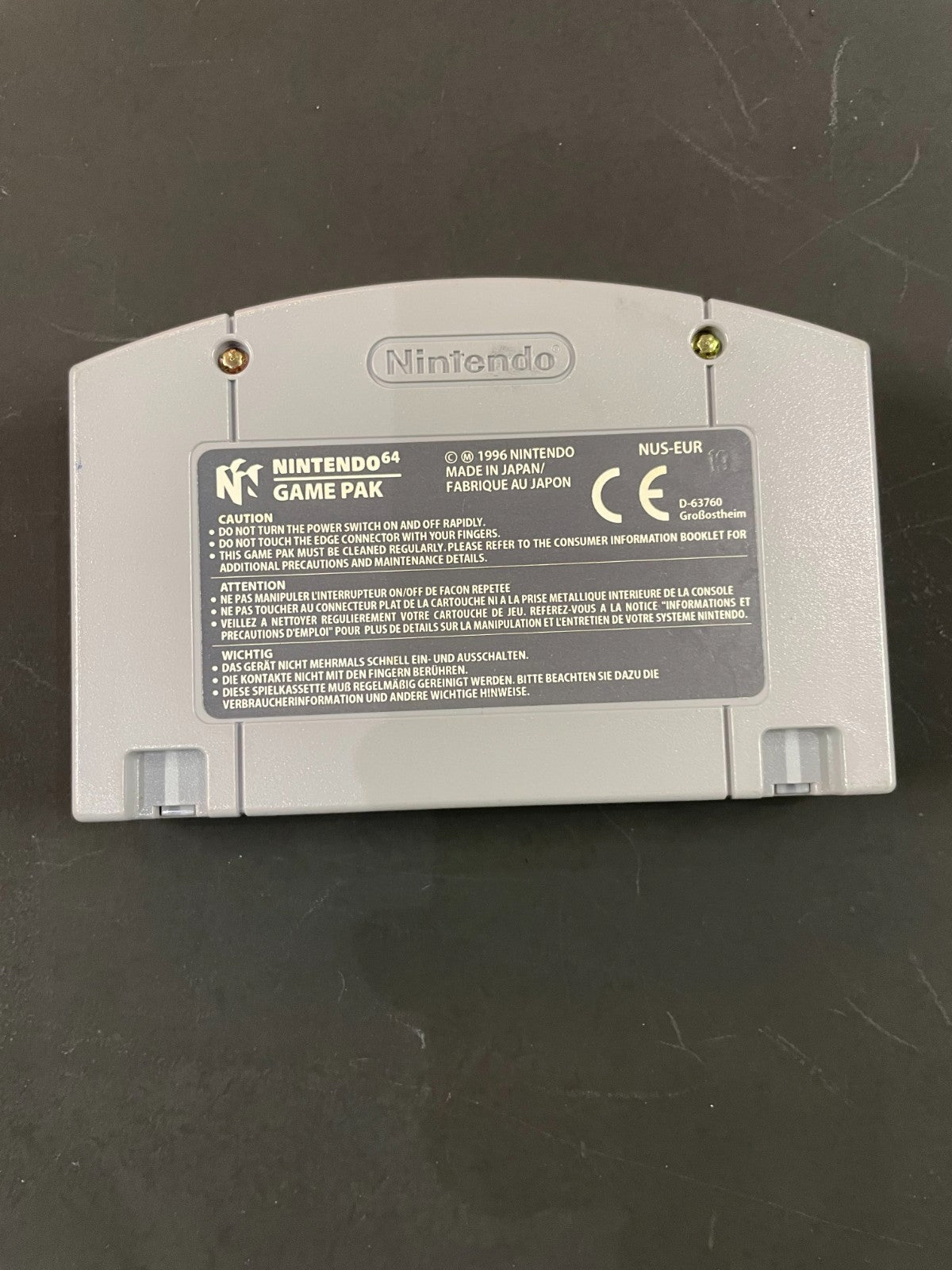 Super Mario 64 - Nintendo 64- N64 - Cart Only