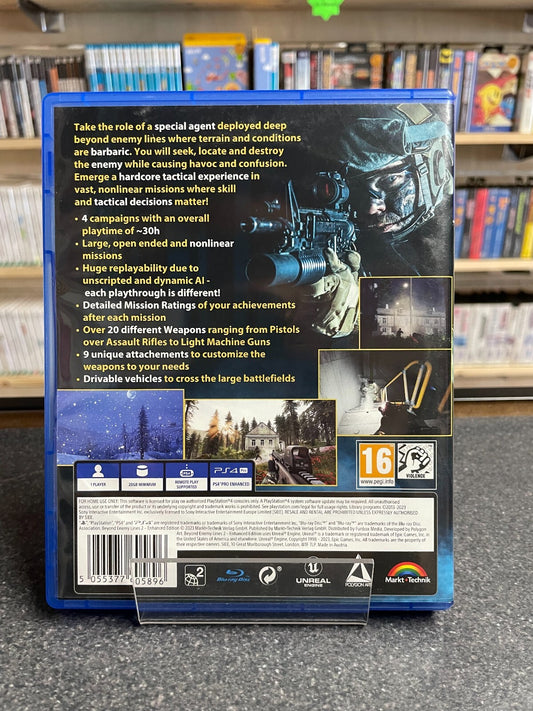 Beyond Enemy Lines 2: Enhanced Edition - PlayStation 4 PS4 - Boxed