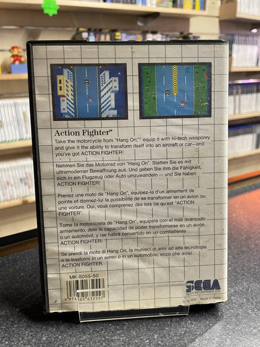Action Fighter: The Mega Cartridge - Sega Master System - Boxed no Manual