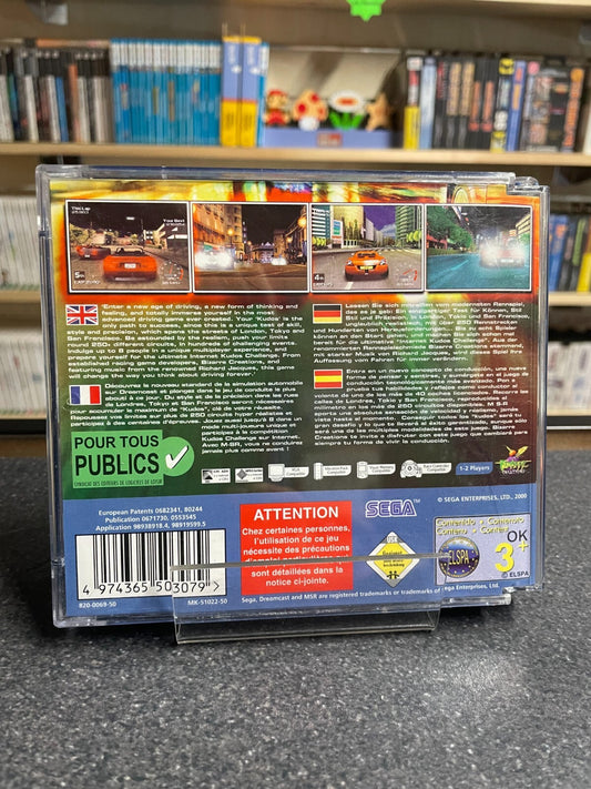 MSR Metropolis Street Racer - SEGA Dreamcast - Complete with Manual