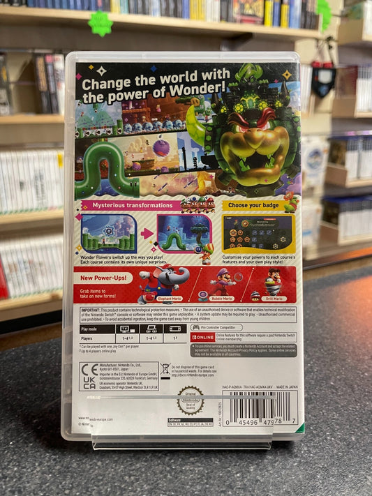 Super Mario Bros. Wonder - Nintendo Switch - Boxed