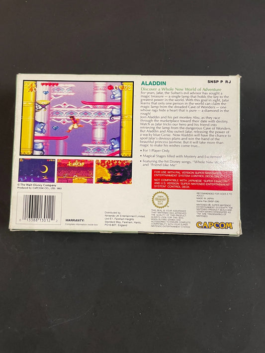 Disney's Aladdin - Nintendo SNES - Boxed & Complete