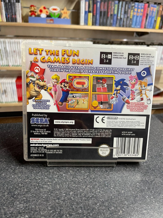 Mario & Sonic at The Olympics Beijing 2008 - Nintendo DS - Complete with Manual